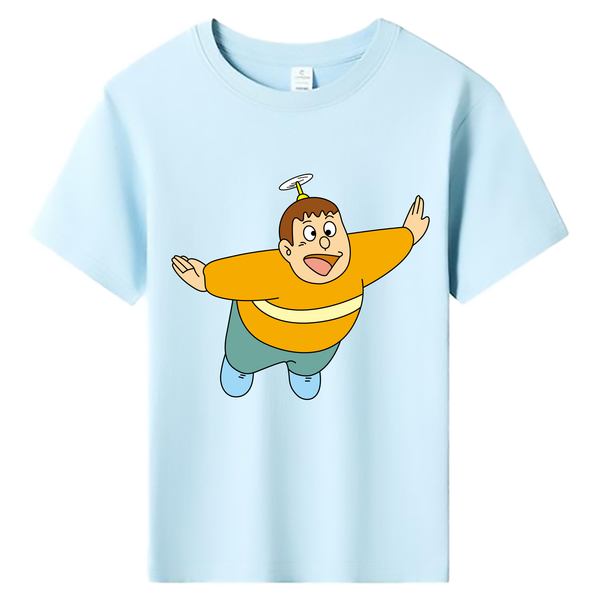 （画像用） ドラえもん 剛田武 Doraemon Gouta Takeshi 綿100％キッズTシャツ（フロントプリント）